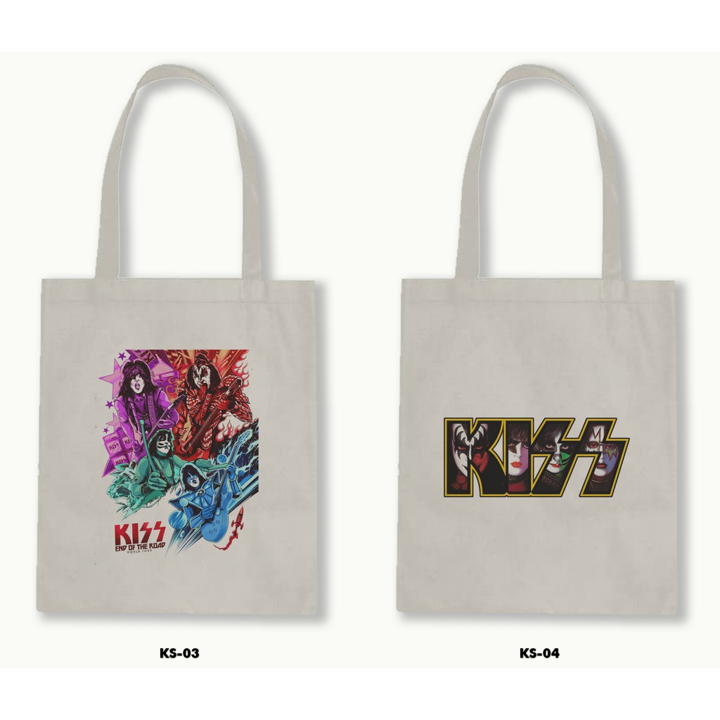 TOTE BAG BLACU - KISS