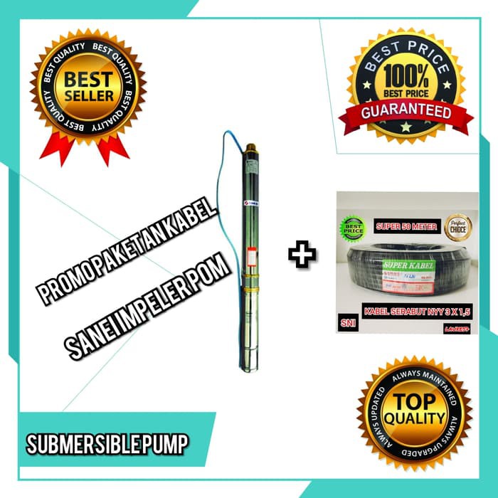 Pompa Satelit SANEI 1 HP 3 Inc (Submersible Pump) - IMPELLER POM