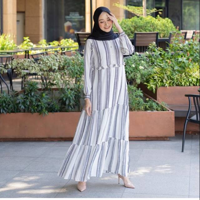 MALTE DRESS HEAVEN LIGHTS S WHITE