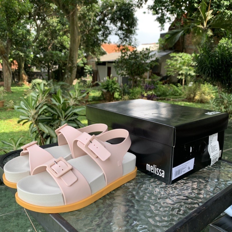 Melissa Wide Platform Carmelo/Beige/Pink