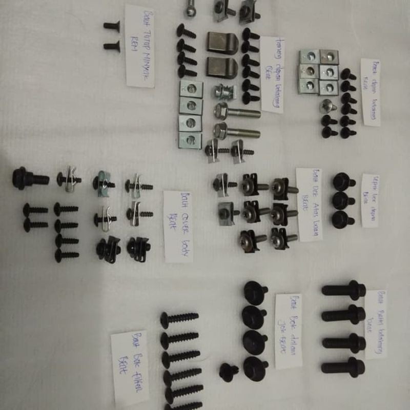 baut full set motor beat karbu 2006 2007 2008 2009 2010 2011 2012