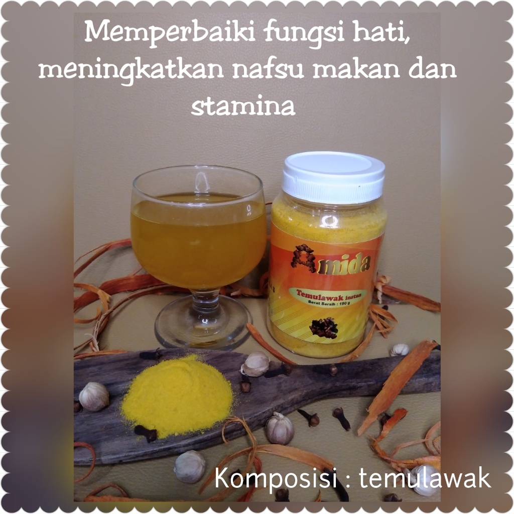 

Temulawak Bubuk Instan Produk AMIDA