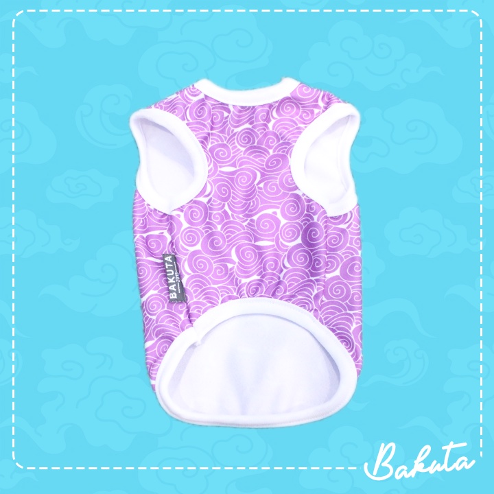 Baju Kucing Model Kaos Motif Tank Japan Cloud Warna Warni | Japan Cloud Tank Bakuta