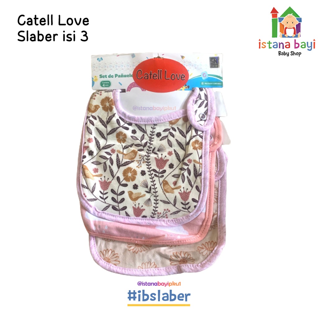 Catell Love Slaber 5in1 / 3in1 boy &amp; Girl - Celemek Bayi