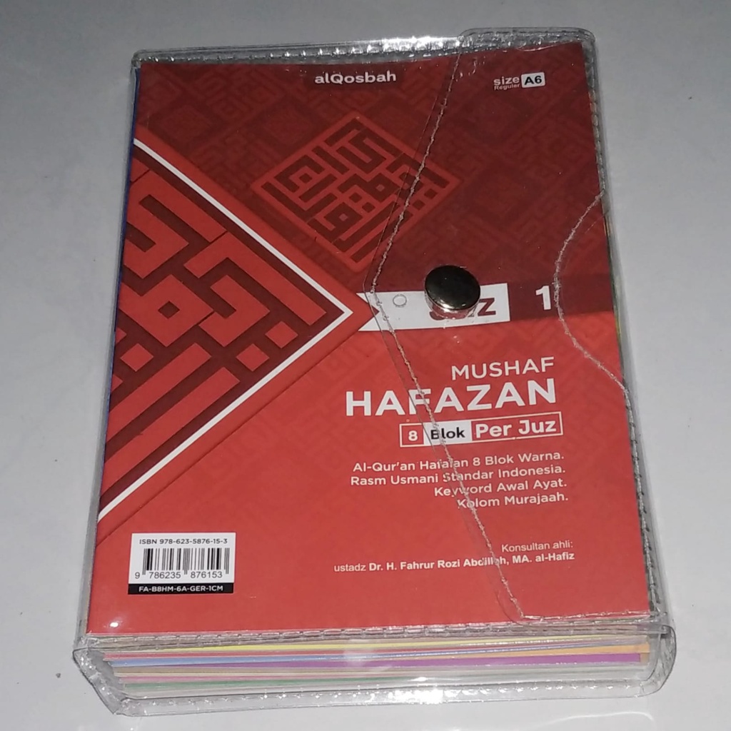 Alquran Kecil Mushaf Hafazan 8 Blok Per Juz 1 Sampai 30 Warna Ukuran A6