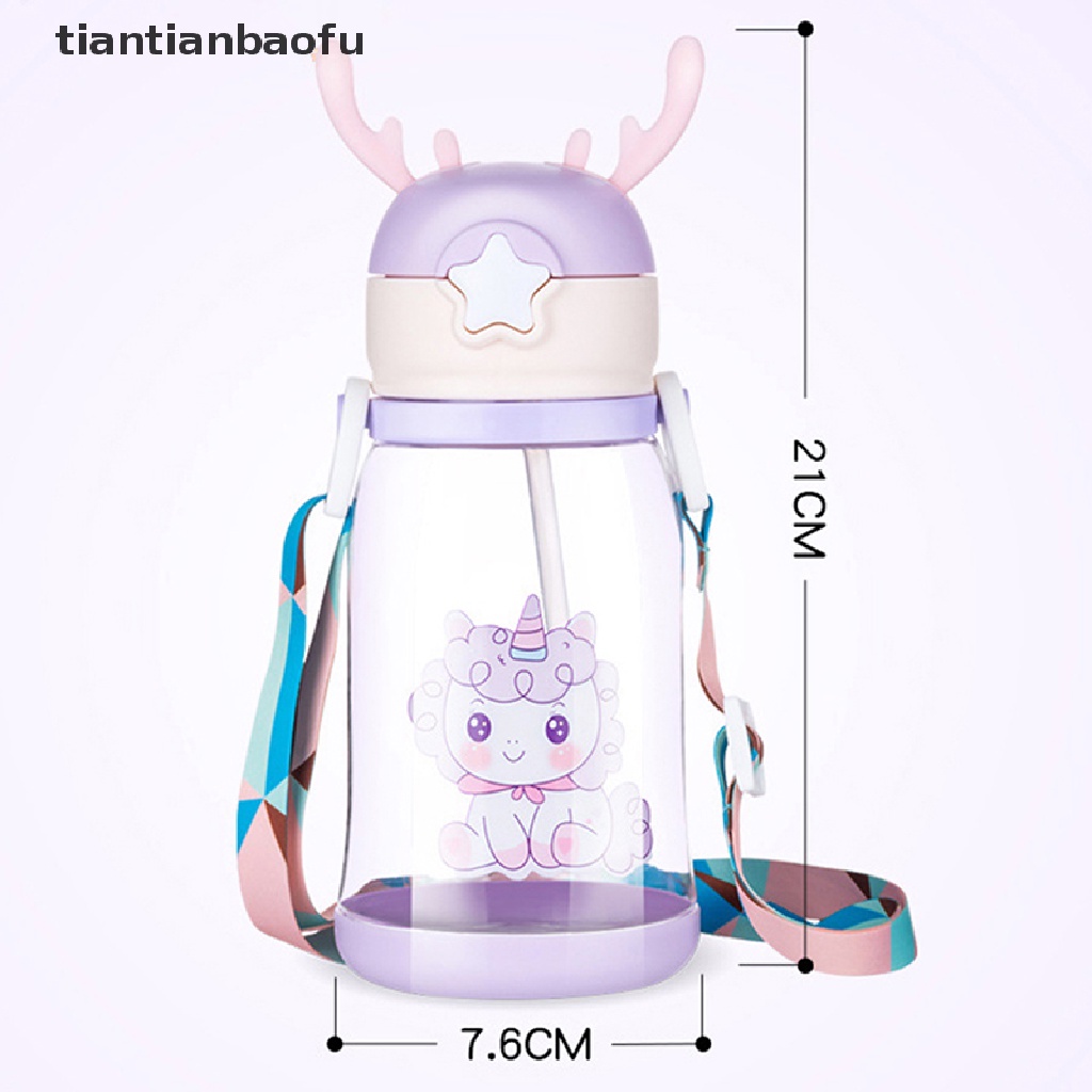 Botol Air Motif Kartun Hewan Ukuran 550ML Untuk Anak