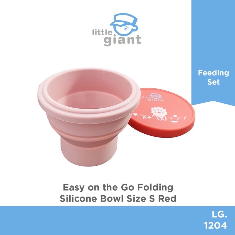 Little Giant Easy on the Go silicone Bowl L - Mangkok bayi