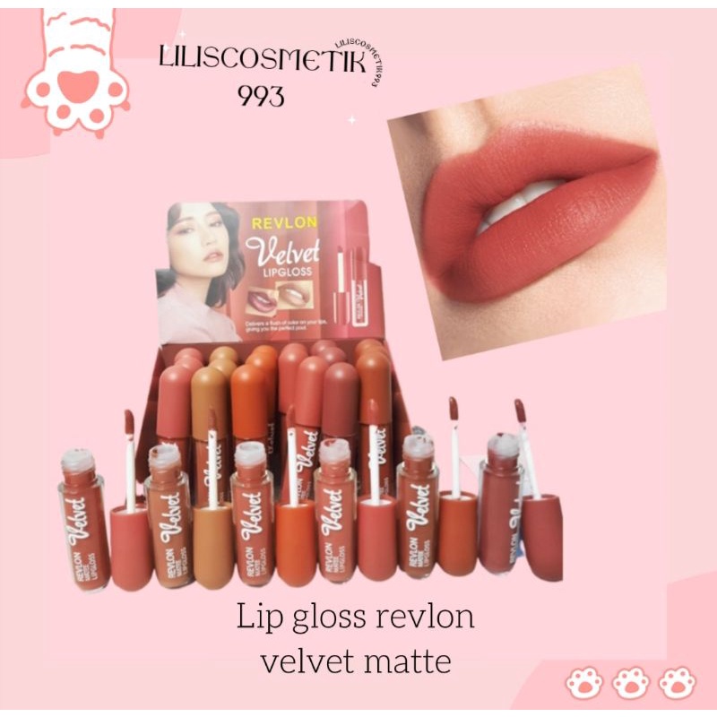LIP GLOSS VELVET MATTE REVLON/LIPGLOSS REVLON LONGLASTING 24H 6080
