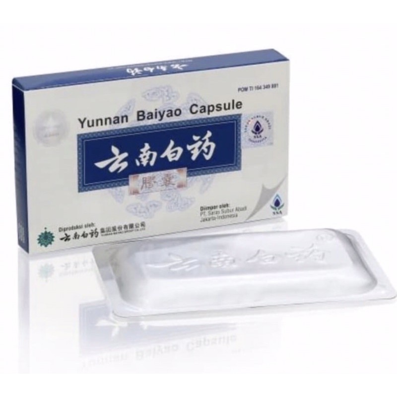 Yunnan baiyao capsule 16 pcs ( mempercepat penyembuhan luka dalam )