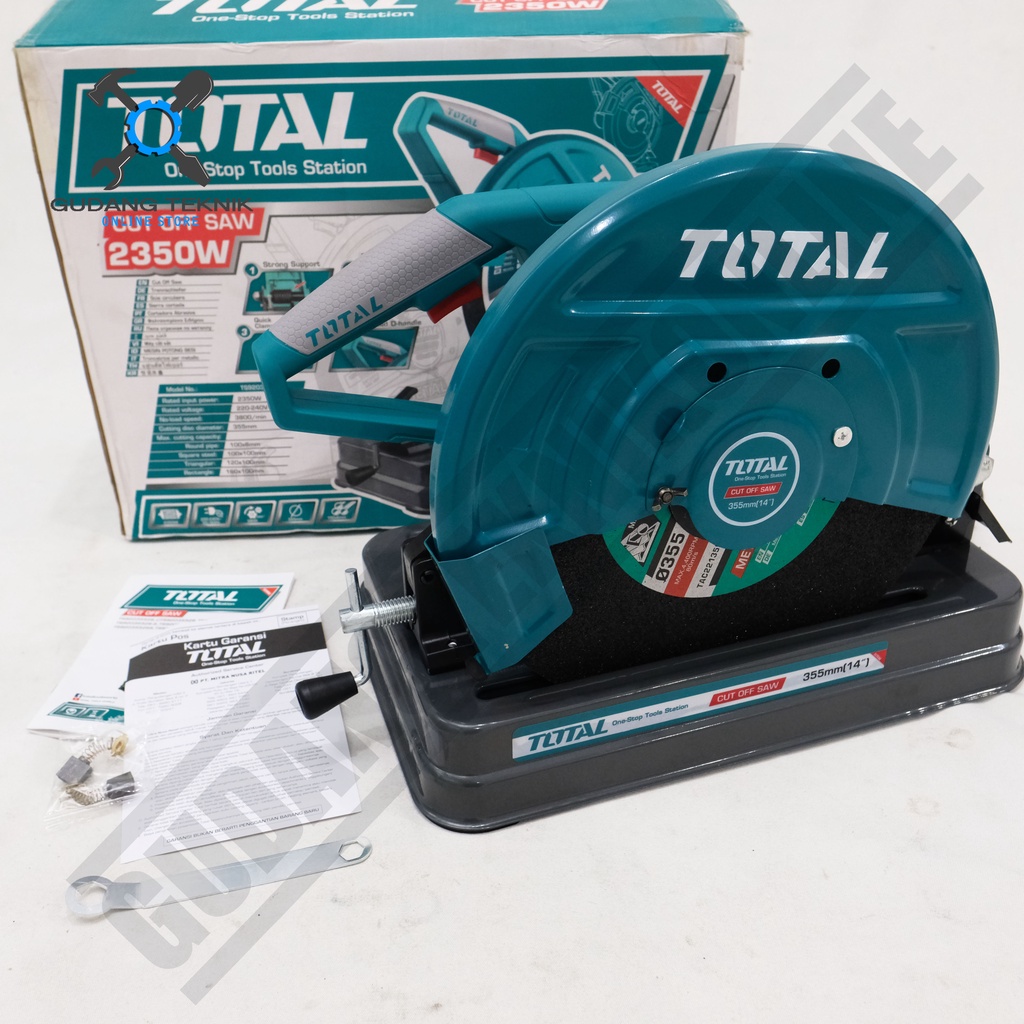 Cut Off Saw Total 14&quot; TS92035526 / Mesin Potong Besi Total 14Inch TS 9203552 - Mesin Cut Off Total