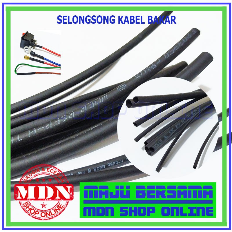 Selongsong Bakar Kabel 1MM - Solasi Bakar