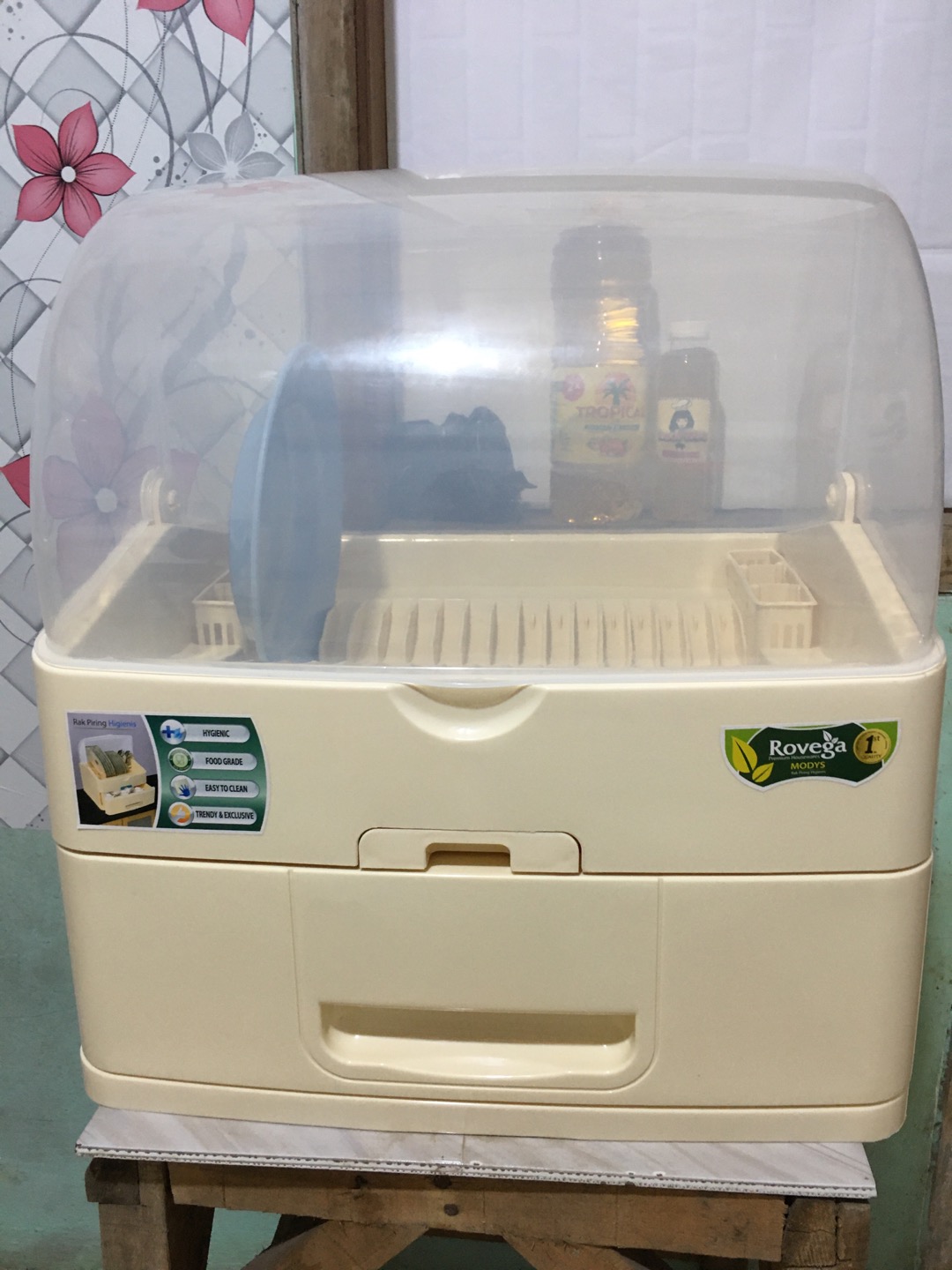 Rak Rovega Modys Rak Piring Modis Tempat Penyimpanan Gelas Dan Piring Peralatan Dapur Rak Piring