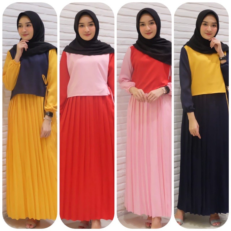 Gamis Amanda Maxi / Gamis Wanita / Gamis Muslim / Fashion muslim