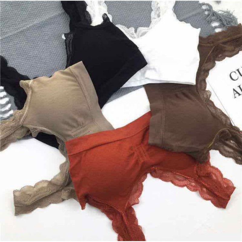 COD BRA SPORT GYM TERBARU BH RENDA LEMBUT MURAH TANK TOP DALAMAN WANITA KERAOKE IMPORT