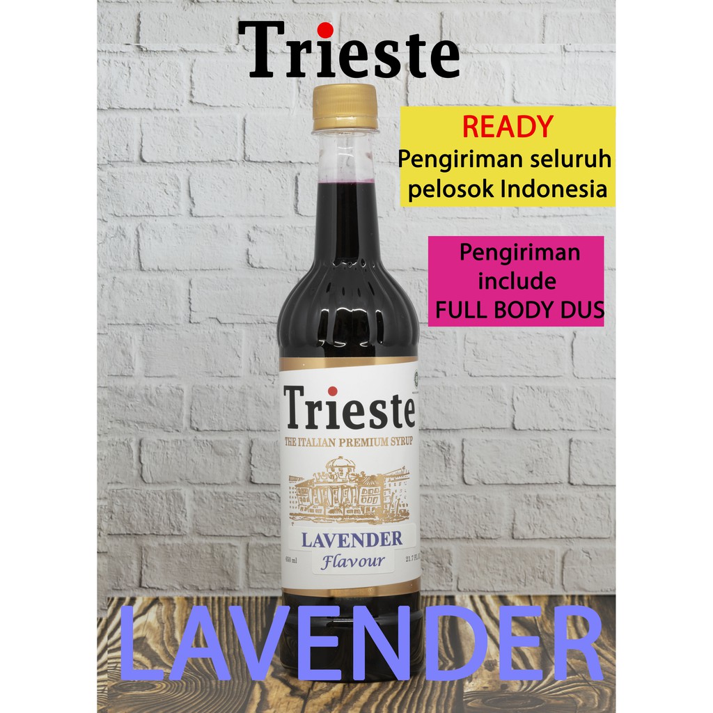 

TRIESTE SYRUP rasa LAVENDER