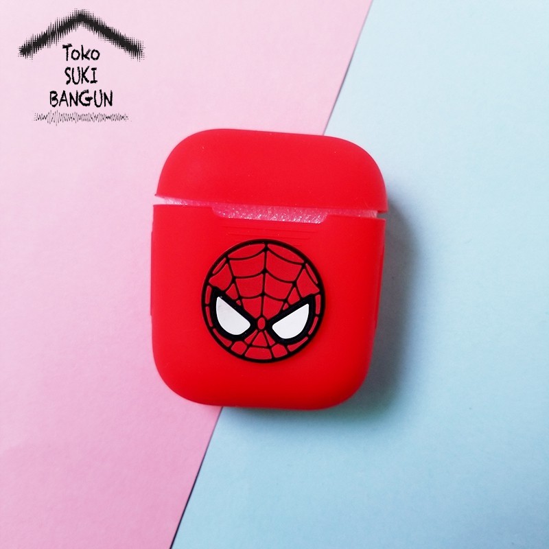 Casing Airpods 1 2 Case Rubber Soft Silicone CARTOON HEROES Protector