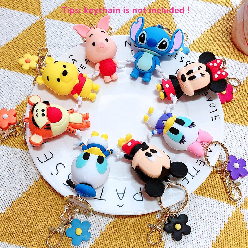 Gantungan Kunci Desain Kartun Winnie The Pooh Mickey Donald Duck Untuk Dekorasi Tas Mobil
