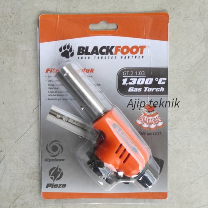 Gas torch pematik api blackfoot untuk gas kaleng