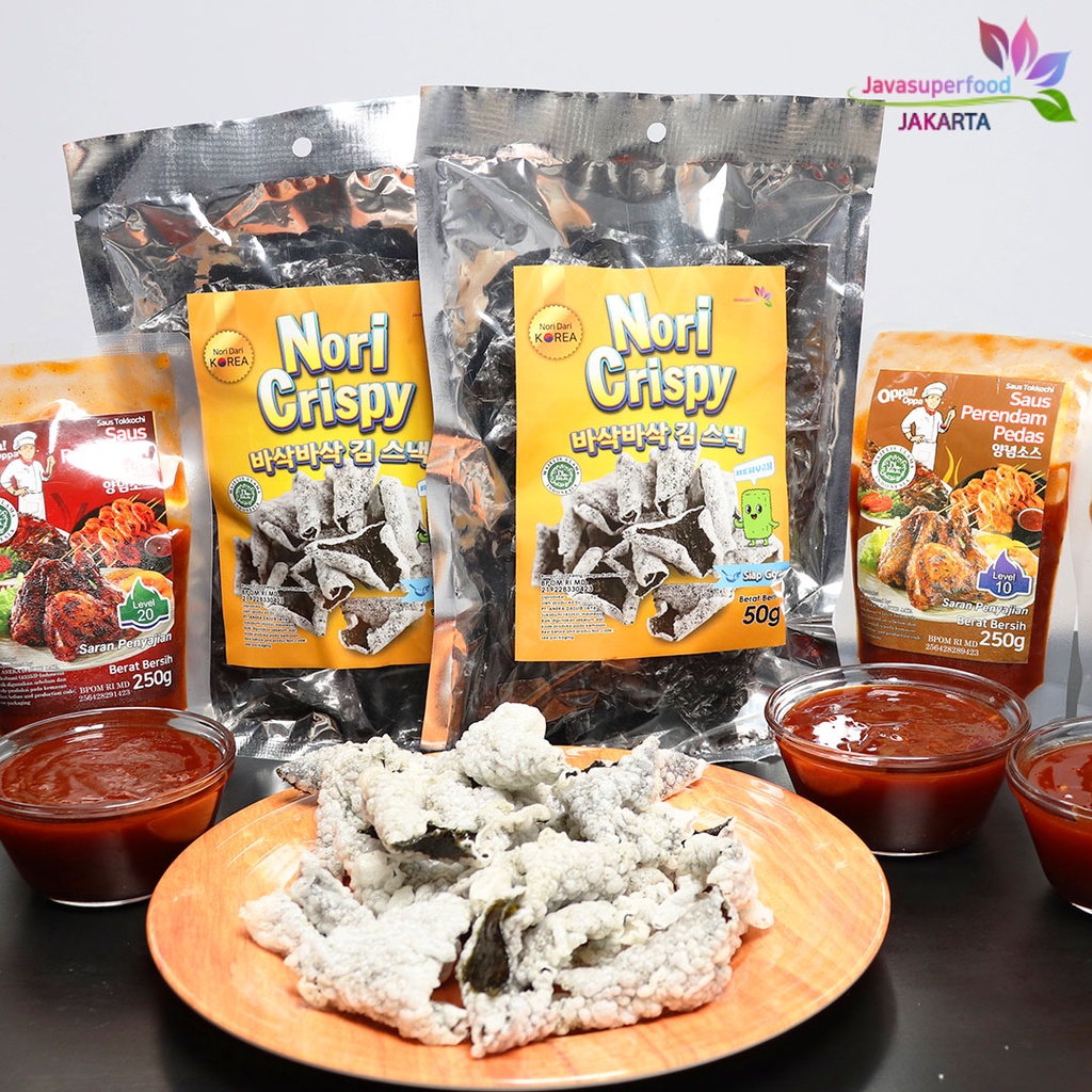 Nori Crispy Seaweed Snack Rumput Laut Kering Krispi 50g