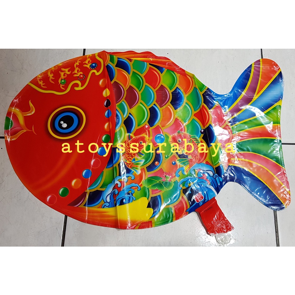 IKAN MAS KECIL (BALON GAS/FOIL/TERBANG/KARAKTER)