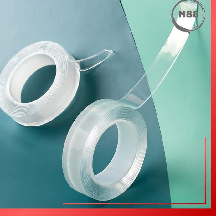 

JMG MARKAS88 Nano Magic Tape Double Tape Super Kuat Perekat Serbaguna Waterproof Reusable ϟ➝ (Grosir