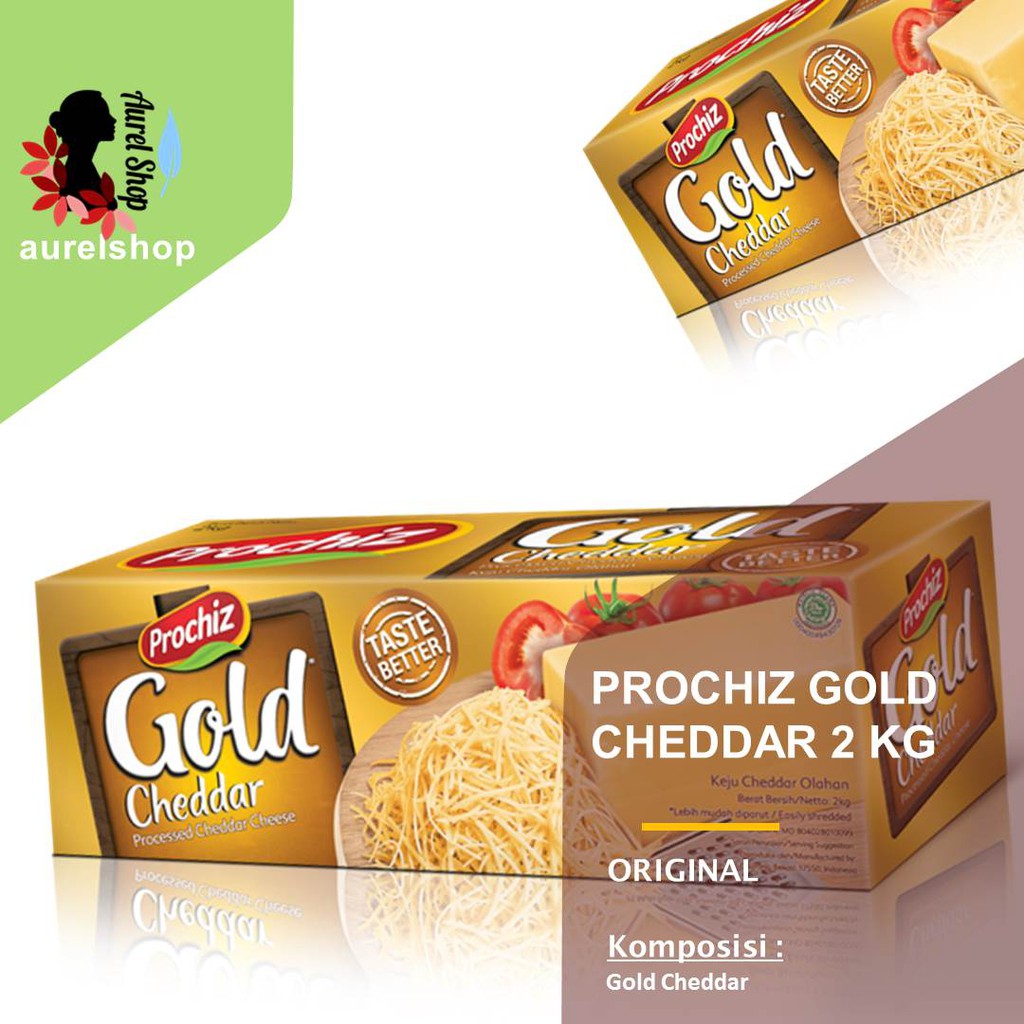 

PROCHIZ Keju Gold Cheddar kemasan 2 kg