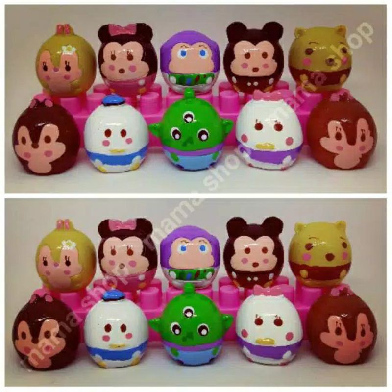 Topper Cake Figure Disney Tsum Tsum / Patung Kue / Boneka Cake Hiasan Kue Ultah Anak