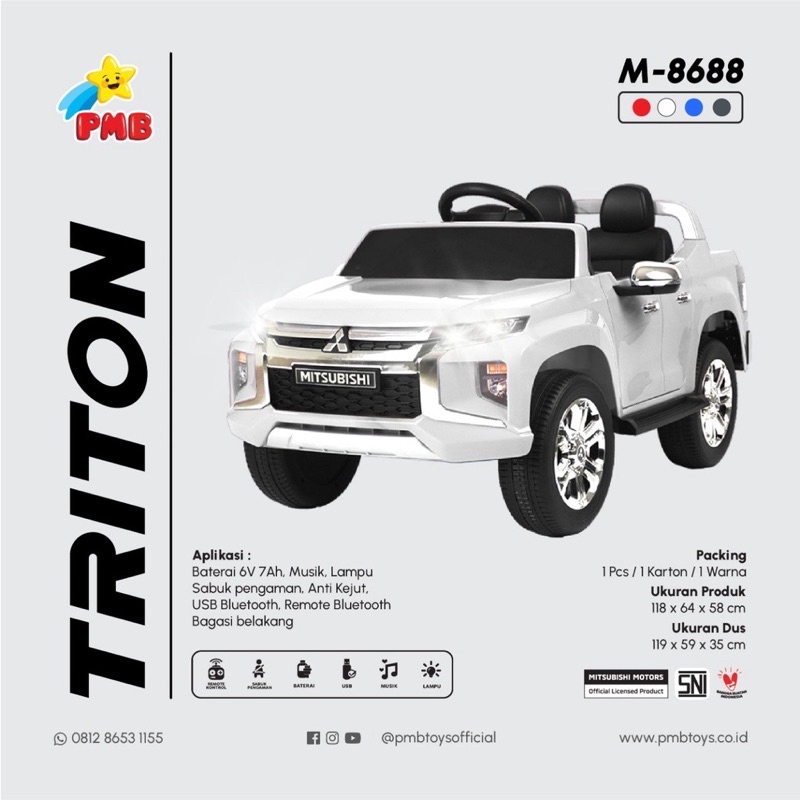 Mobil Aki MITSUBISHI TRITON PMB M8688