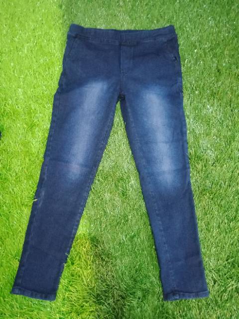 Celana jeans wanita/ celana jeans prada pinggang karet/ celana jeans panjang wanita/celana pensil