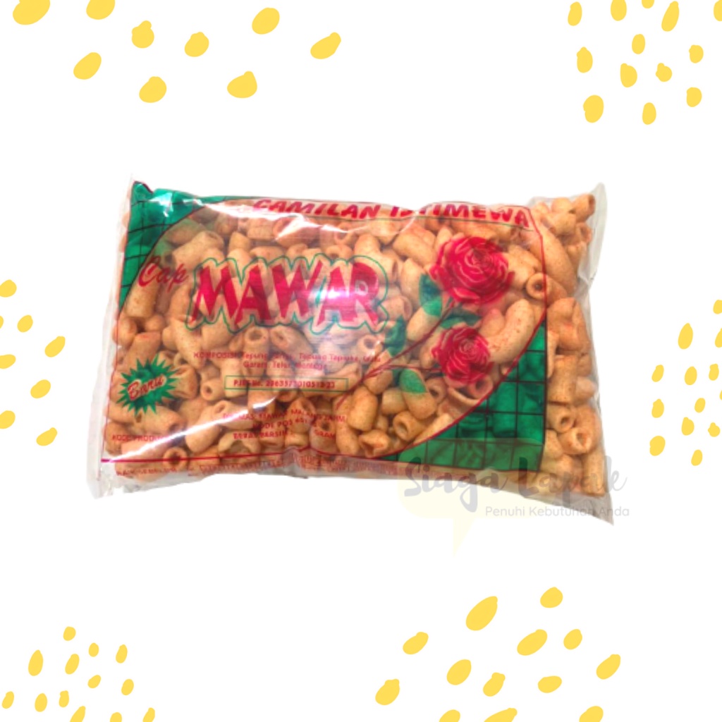 Makaroni Pipa Pedas - Asin Tabung Cap Mawar 100 gram