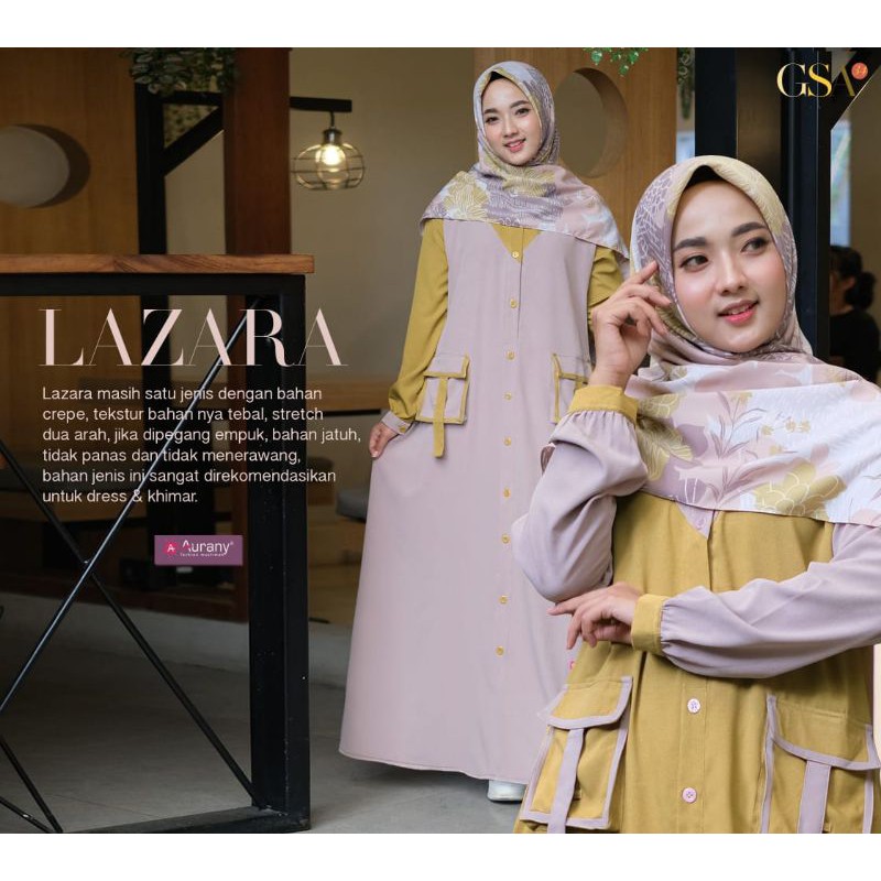 Gamis Aurany GSA - 34 Terbaru 2021 [ BISA COD ]