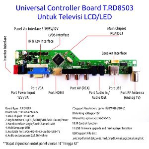 Universal Controller Board untuk LCD LED TV