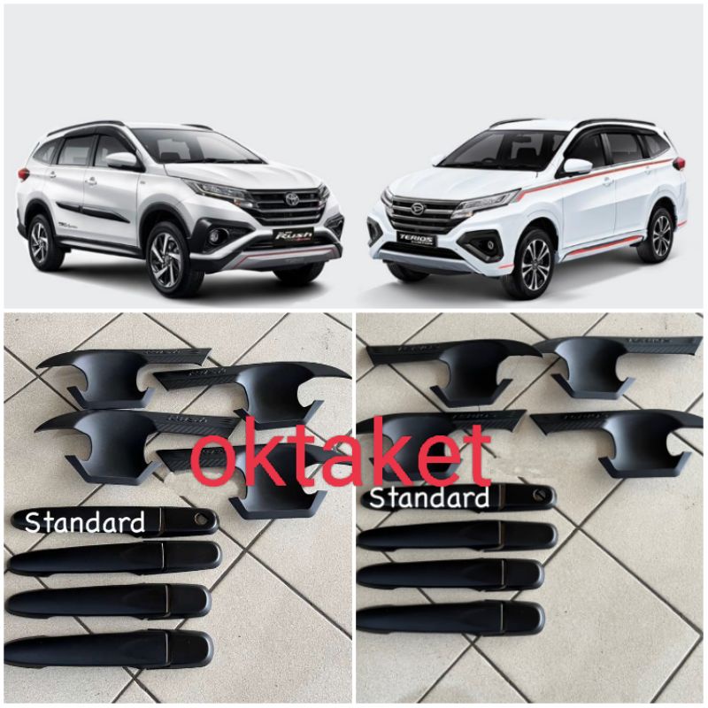 paket outer handle All new rush Terios 2018-2022 Gr sport Elegant hitam