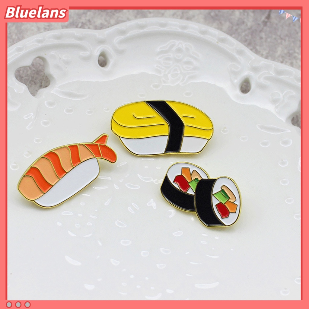 Bros Pin Enamel Bentuk Sushi Makanan Jepang Untuk Dekorasi Topi Jeans