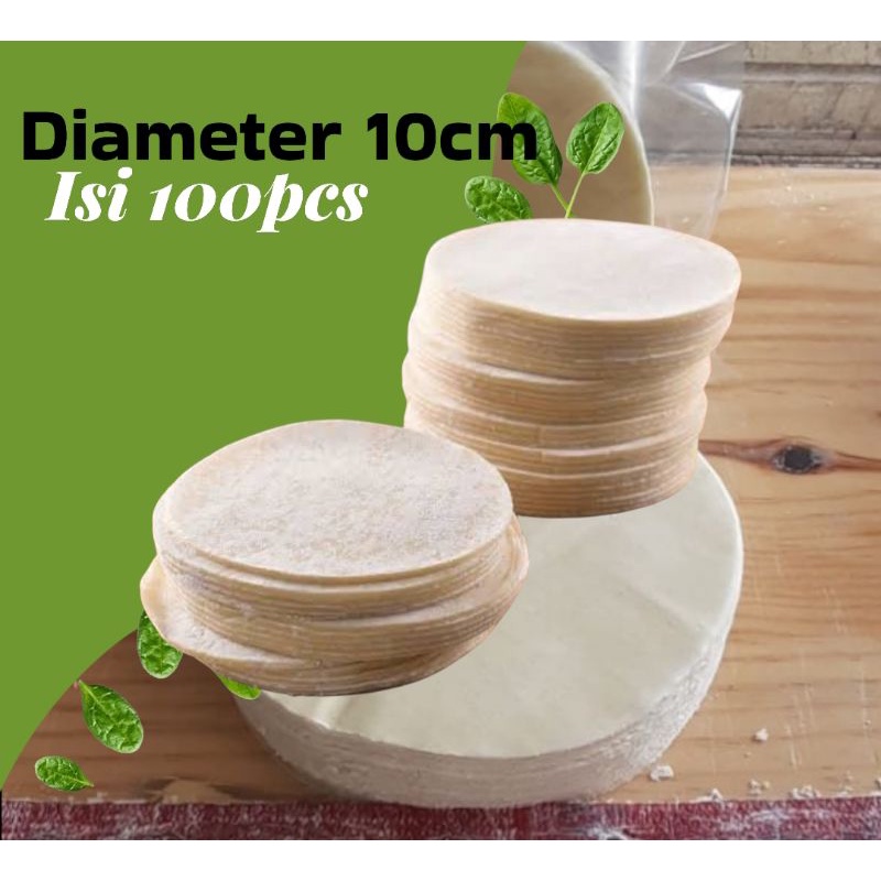 

Kulit Dimsum uk.10cm isi 100 lembar (BULAT)