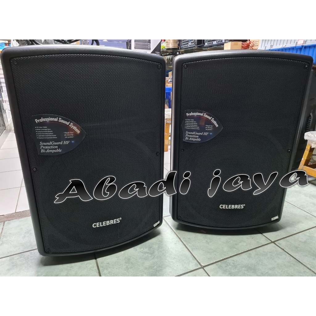 SPEAKER AKTIF PASIF 2 PCS CELEBRESS 115 15 inch ORIGINAL 1600WATT