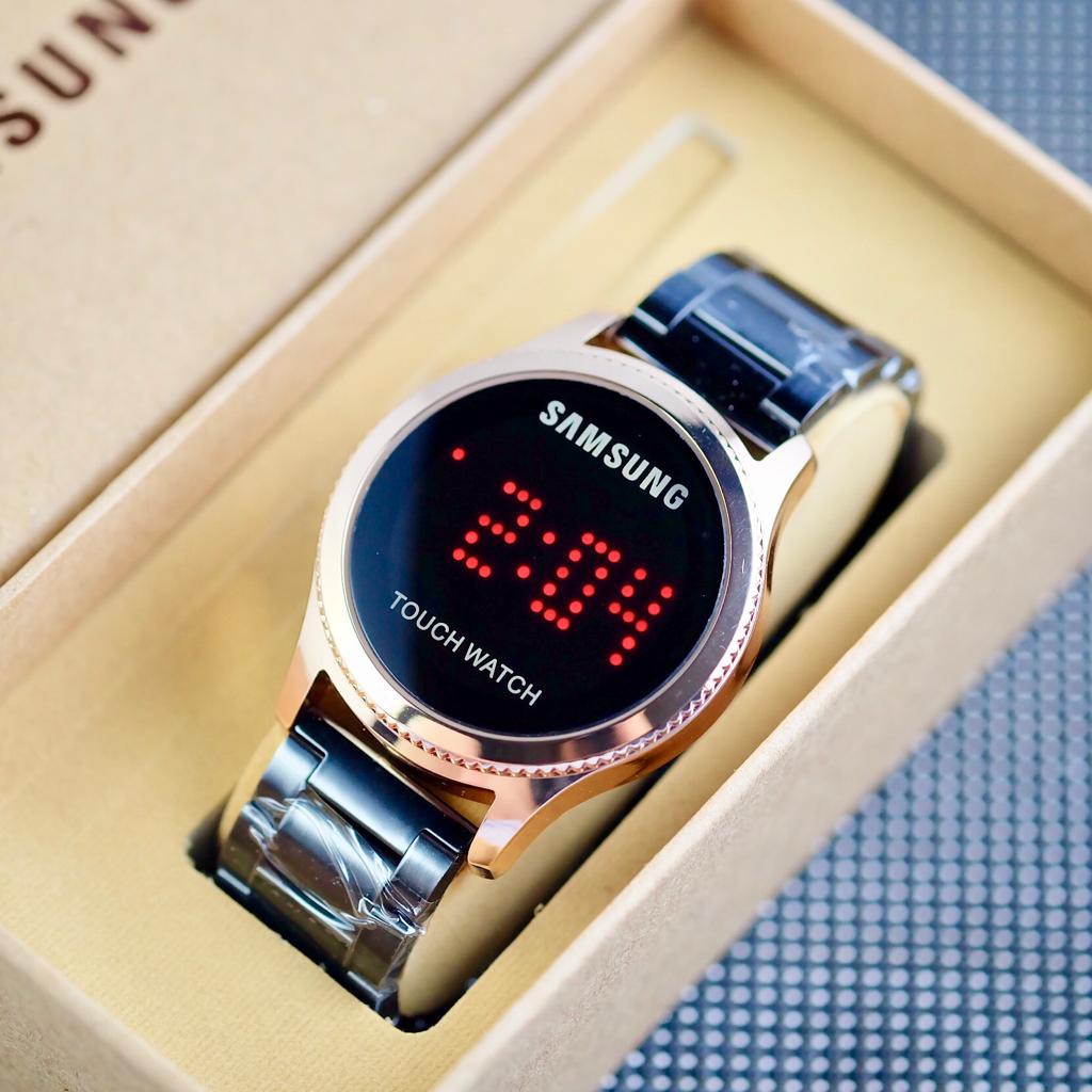 Jam Tangan Pria Wanita Samsung Digital Super Tali Rantai Full Set