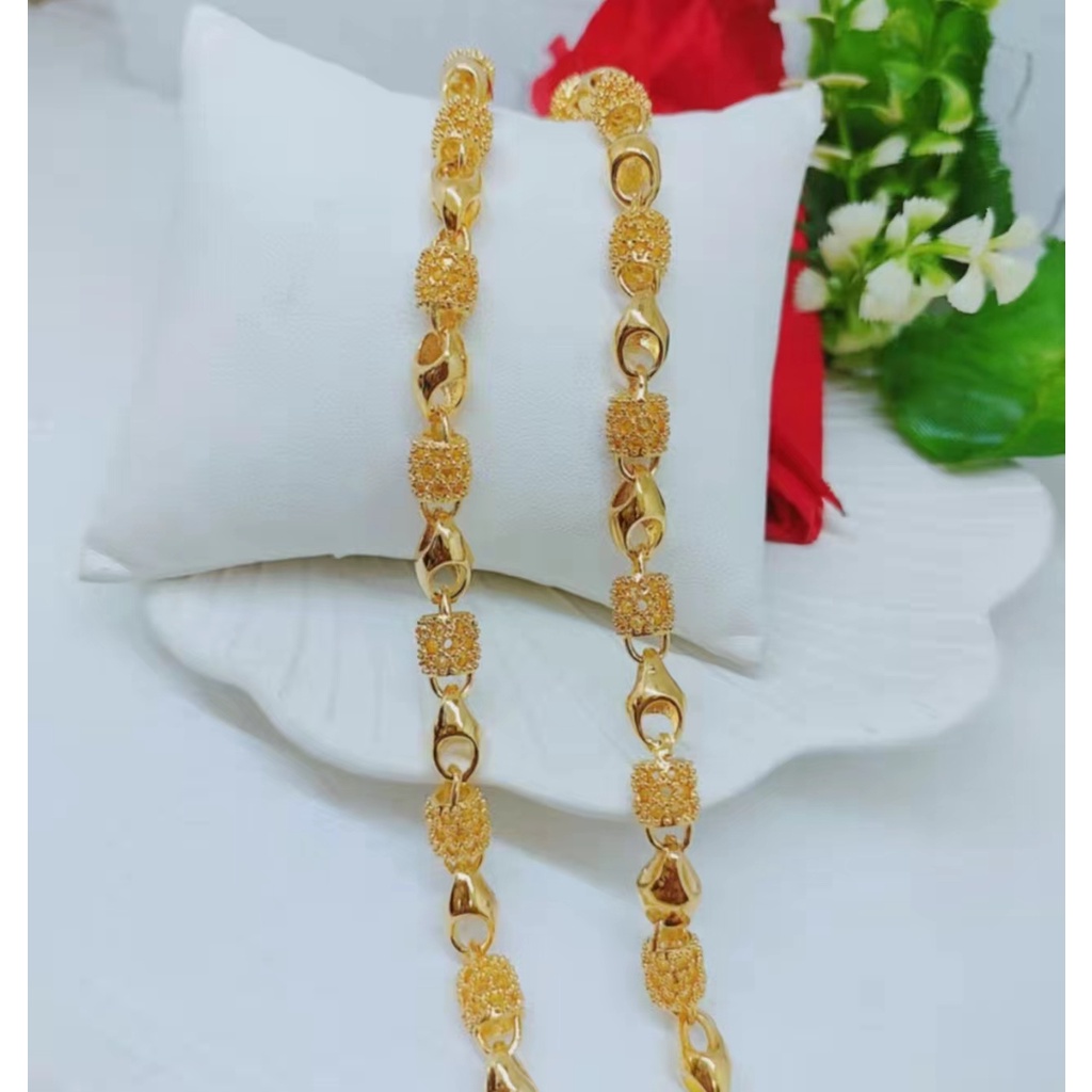 Gelang xuping Lapis Emas 24K Perhiasan Fashion W05