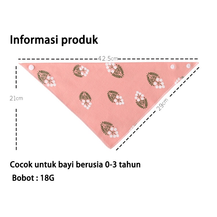 Celemek bayi/Slabber Celemek Segitiga bayi anak/Celemek bayi kain/bib bayi/Bib bayi  L3