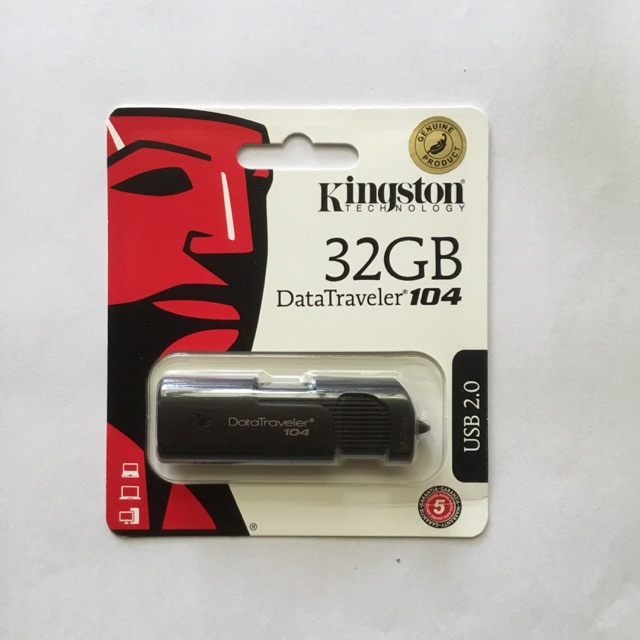 FlashDisk KingSton DT 104 32GB USB 2.0 OriginaL 100%