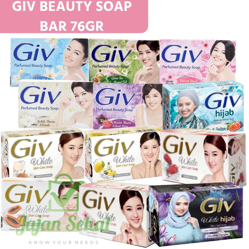 Giv Beauty Soap Bar Sabun Batang 76gr