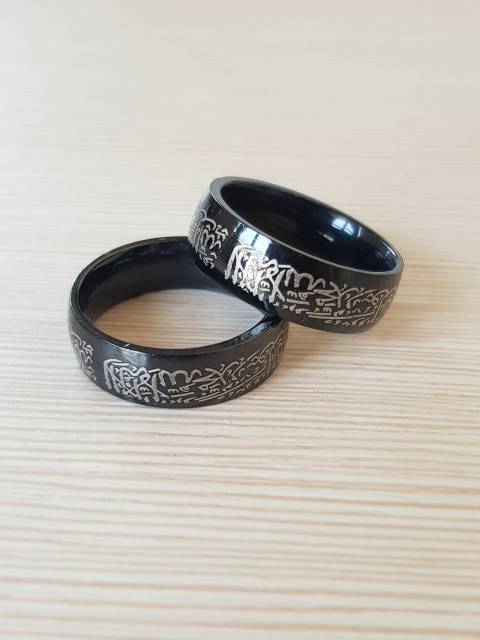 Cincin Titanium Lafazh Allah Import