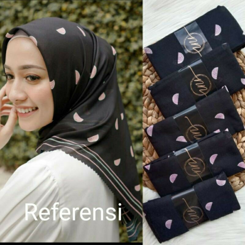 HIJAB SEGI EMPAT MOTIF NN LASERCUT / HIJAB VOAL MOTIF / HIJAB VOAL LASERCUT / HIJAB VOAL NN