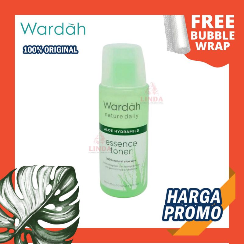 WARDAH NATURE DAILY ALOE HYDRAMILD ESSENCE TONER 100% NATURAL ALOEVERA (100ML)