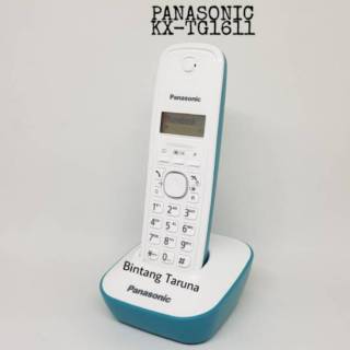Wireless Phone Panasonic KX-TG1611 Telfon Panasonic TG1611 (Biru)