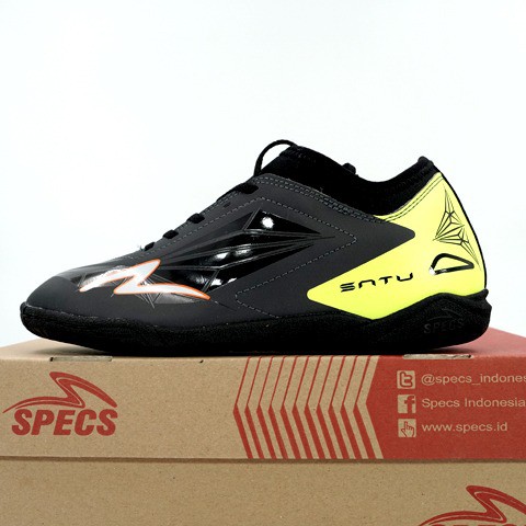Sepatu Futsal Anak Specs Accelerator Satu IN JR Gunmetal 401755 Original BNIB