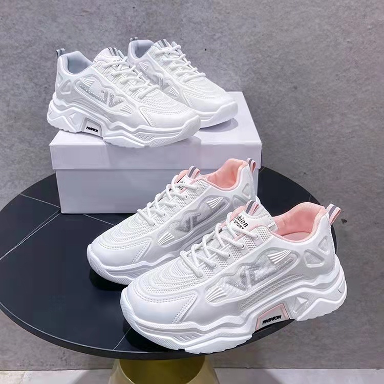 SEPATU SNEAKERS SENAM WANITA MODEL KOREA IMPORT