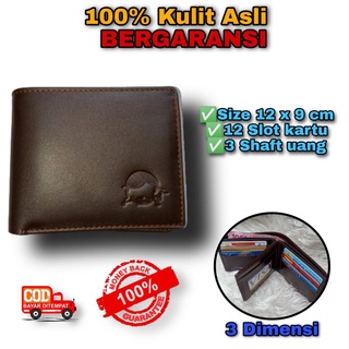 Dompet Kulit Sapi Asli 3 Dimensi in 1 Terlaris Premium Quality #3