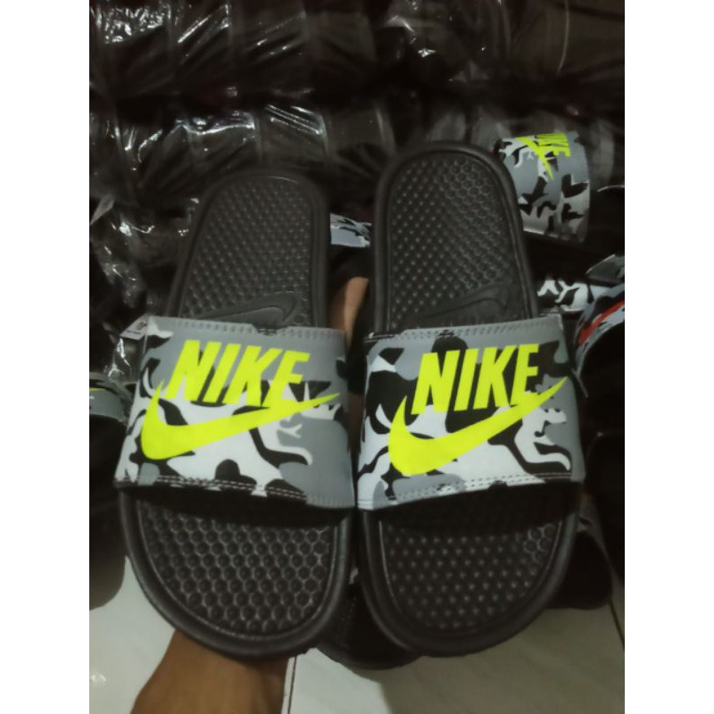 Sendal Slop Pria/Wanita Benassi Nike Army