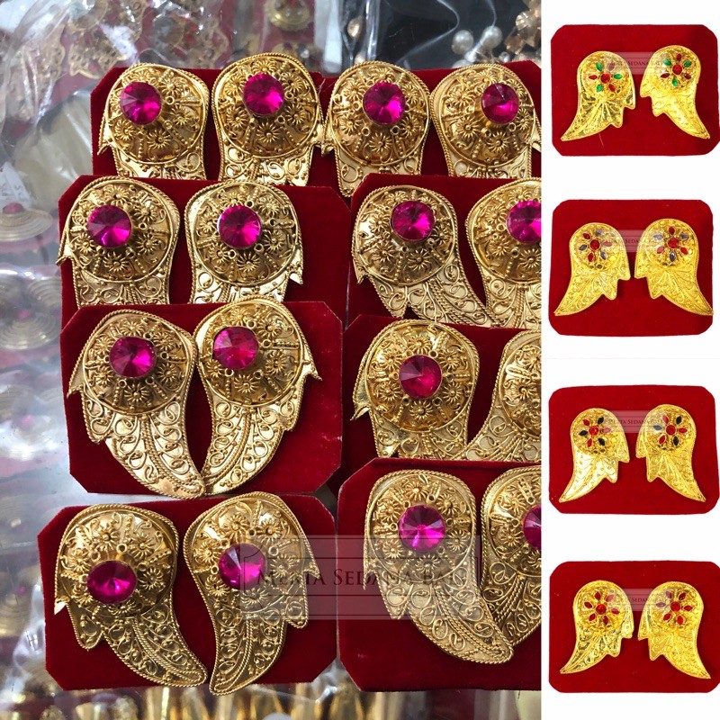 Rumbing / Anting Tari Hiasan Telinga Pengantin Bali